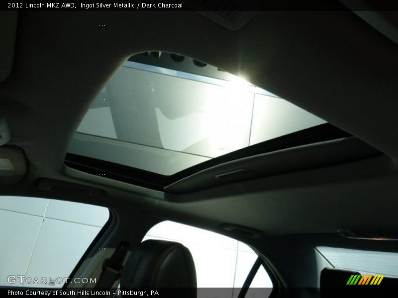 Ingot Silver Metallic / Dark Charcoal 2012 Lincoln MKZ AWD