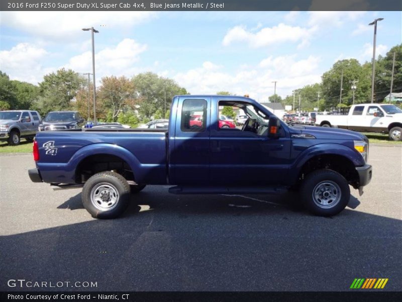 Blue Jeans Metallic / Steel 2016 Ford F250 Super Duty XL Super Cab 4x4
