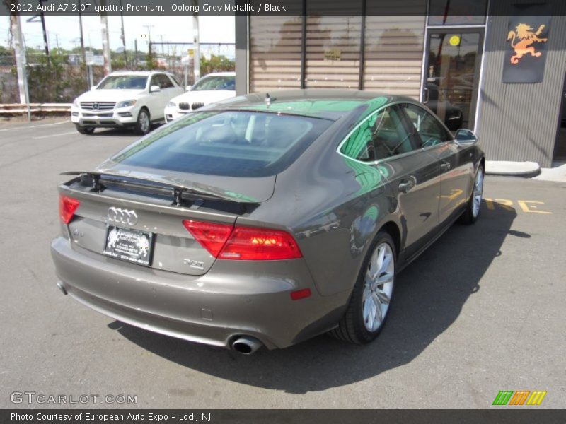 Oolong Grey Metallic / Black 2012 Audi A7 3.0T quattro Premium
