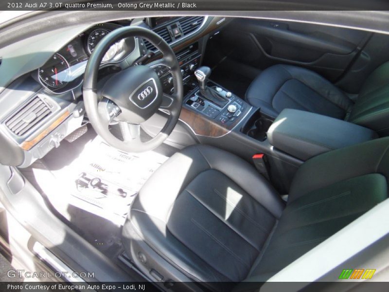 Oolong Grey Metallic / Black 2012 Audi A7 3.0T quattro Premium
