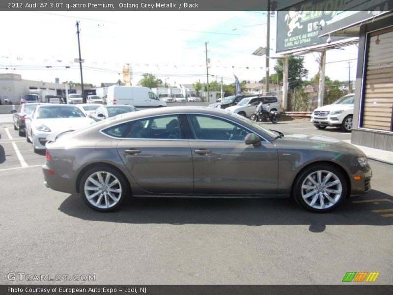 Oolong Grey Metallic / Black 2012 Audi A7 3.0T quattro Premium