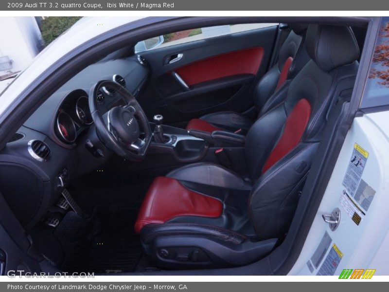  2009 TT 3.2 quattro Coupe Magma Red Interior