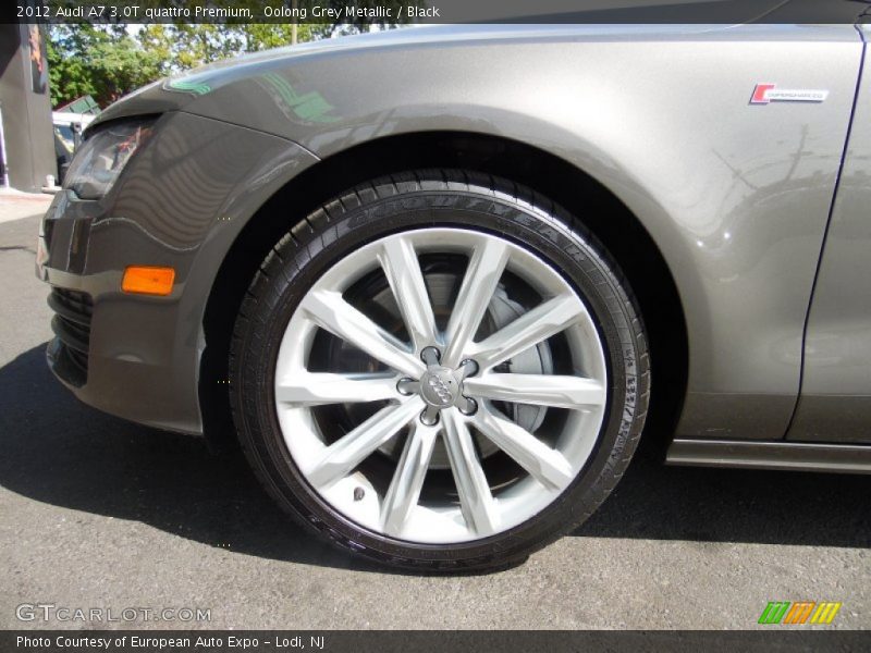 Oolong Grey Metallic / Black 2012 Audi A7 3.0T quattro Premium