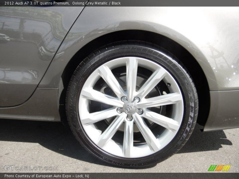 Oolong Grey Metallic / Black 2012 Audi A7 3.0T quattro Premium