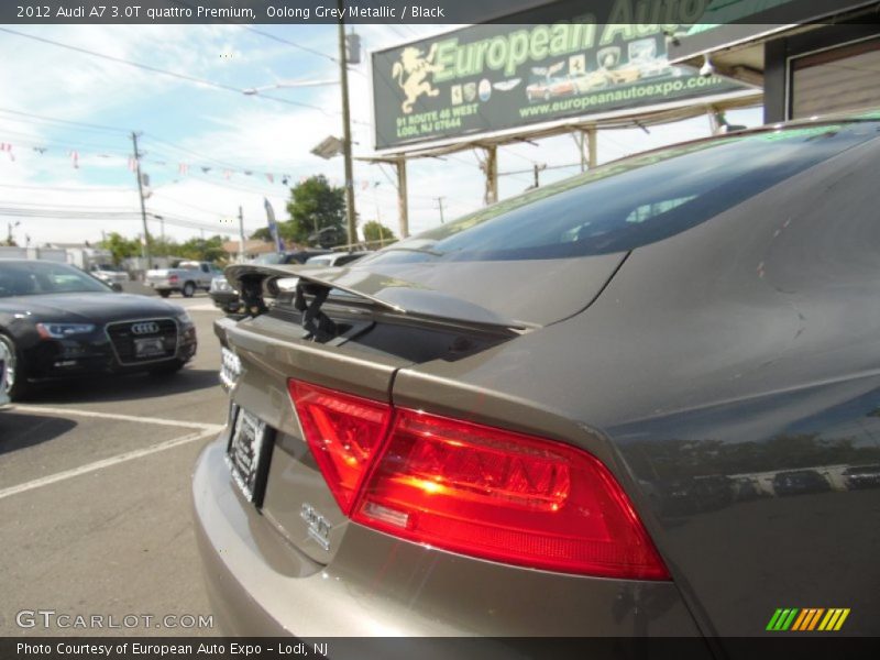 Oolong Grey Metallic / Black 2012 Audi A7 3.0T quattro Premium