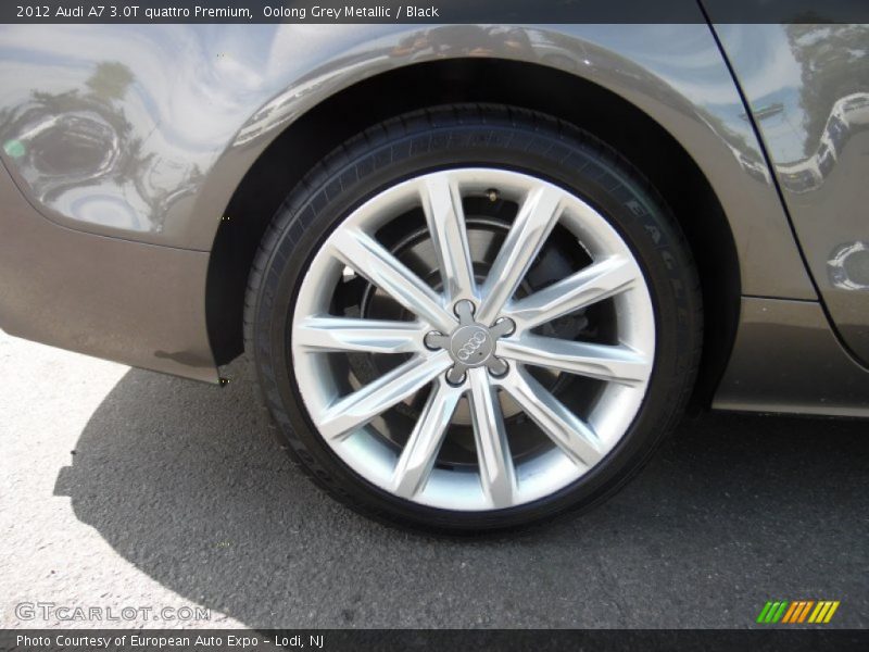 Oolong Grey Metallic / Black 2012 Audi A7 3.0T quattro Premium