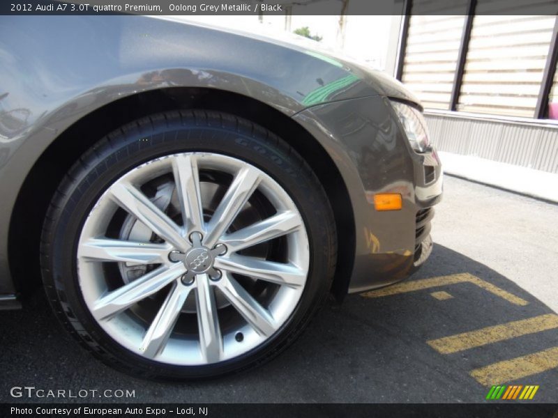 Oolong Grey Metallic / Black 2012 Audi A7 3.0T quattro Premium