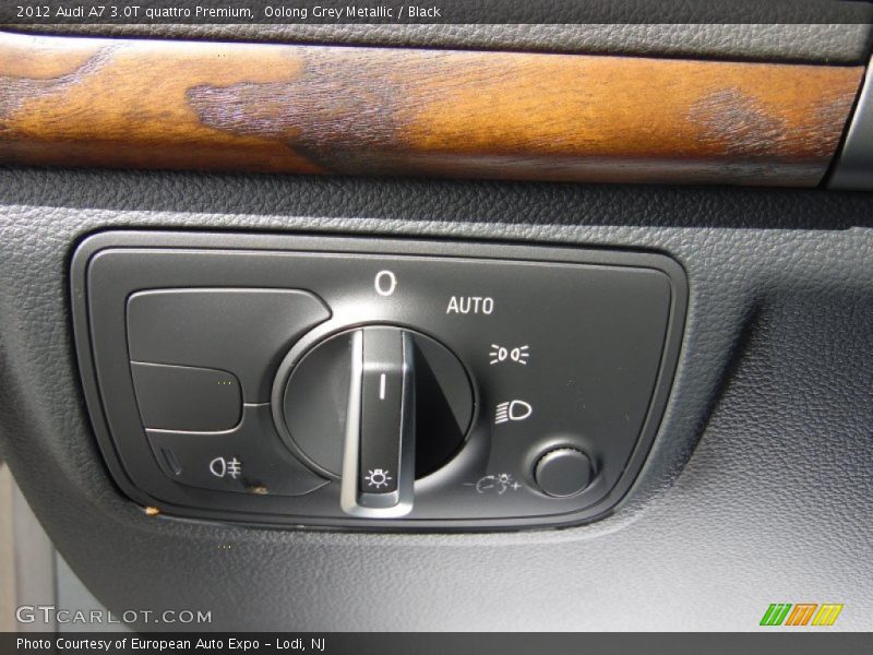 Oolong Grey Metallic / Black 2012 Audi A7 3.0T quattro Premium