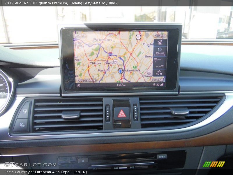 Oolong Grey Metallic / Black 2012 Audi A7 3.0T quattro Premium