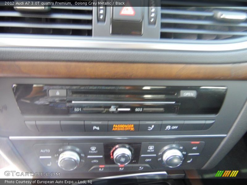 Oolong Grey Metallic / Black 2012 Audi A7 3.0T quattro Premium