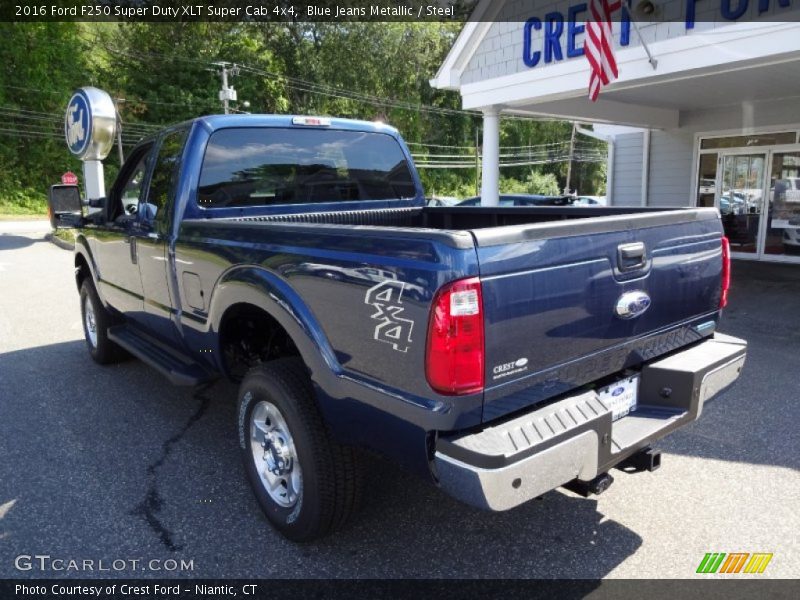 Blue Jeans Metallic / Steel 2016 Ford F250 Super Duty XLT Super Cab 4x4