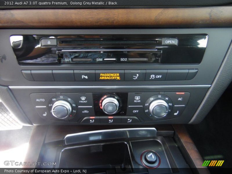 Oolong Grey Metallic / Black 2012 Audi A7 3.0T quattro Premium