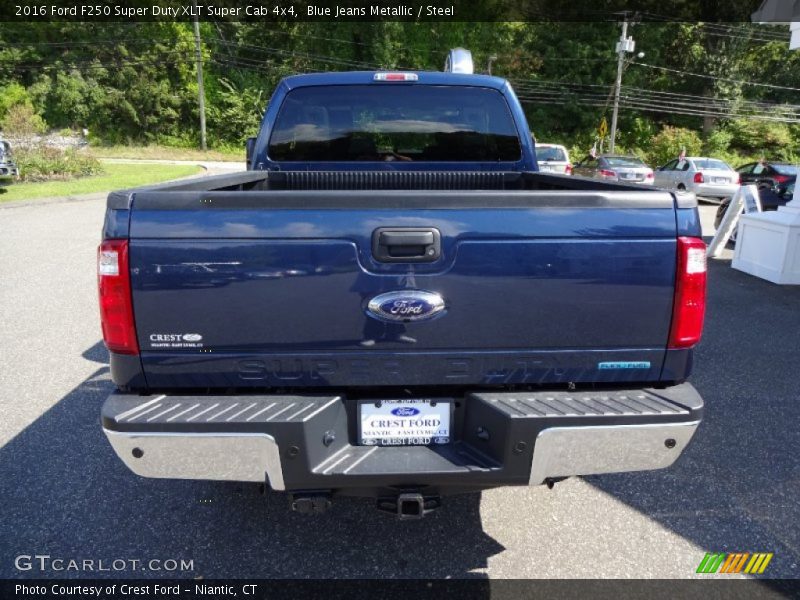 Blue Jeans Metallic / Steel 2016 Ford F250 Super Duty XLT Super Cab 4x4