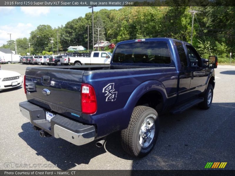 Blue Jeans Metallic / Steel 2016 Ford F250 Super Duty XLT Super Cab 4x4