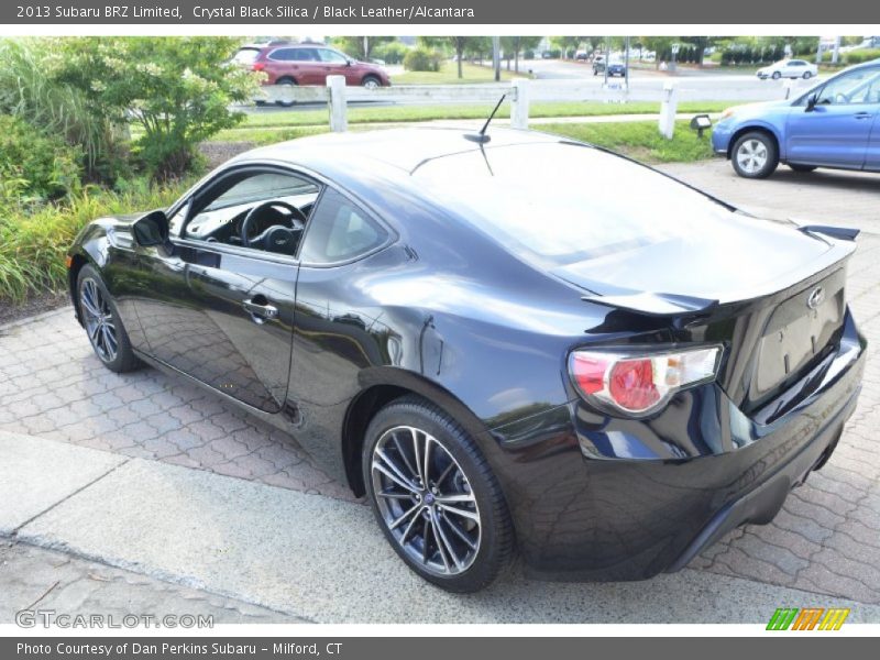 Crystal Black Silica / Black Leather/Alcantara 2013 Subaru BRZ Limited