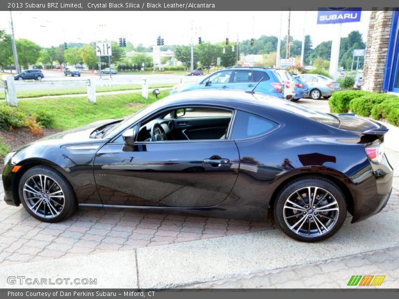 Crystal Black Silica / Black Leather/Alcantara 2013 Subaru BRZ Limited
