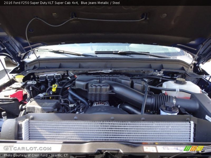 Blue Jeans Metallic / Steel 2016 Ford F250 Super Duty XLT Super Cab 4x4