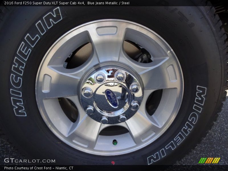 Blue Jeans Metallic / Steel 2016 Ford F250 Super Duty XLT Super Cab 4x4