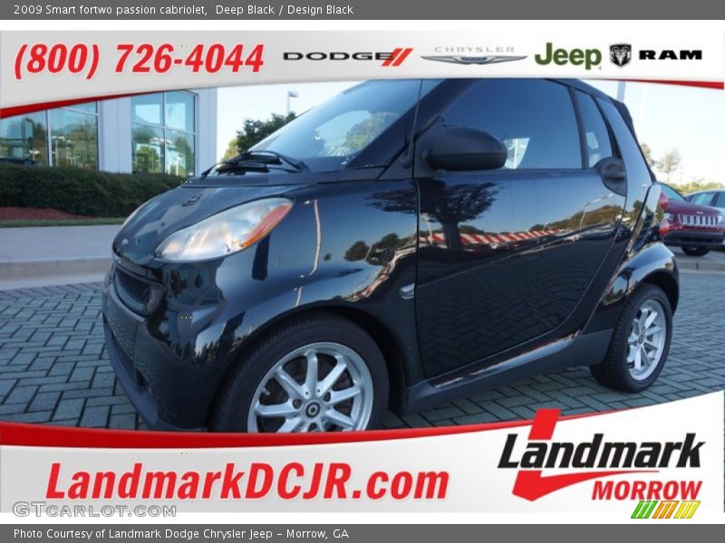 Deep Black / Design Black 2009 Smart fortwo passion cabriolet