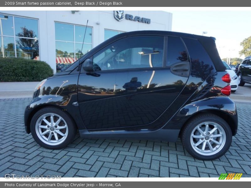 Deep Black / Design Black 2009 Smart fortwo passion cabriolet