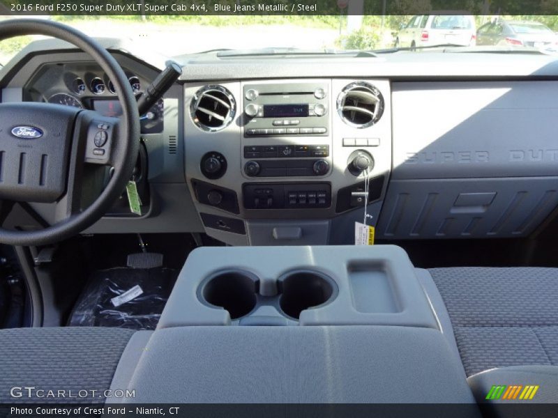 Blue Jeans Metallic / Steel 2016 Ford F250 Super Duty XLT Super Cab 4x4
