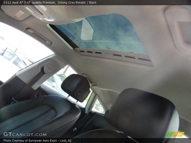 Oolong Grey Metallic / Black 2012 Audi A7 3.0T quattro Premium