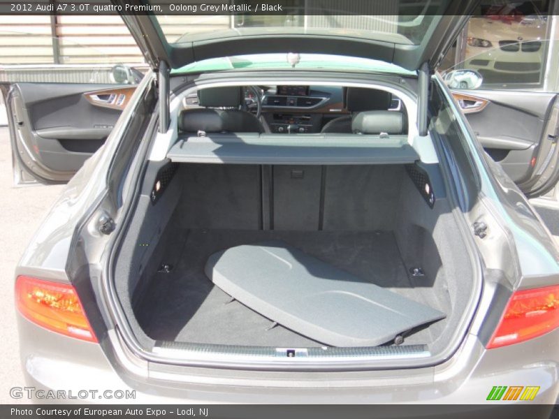 Oolong Grey Metallic / Black 2012 Audi A7 3.0T quattro Premium