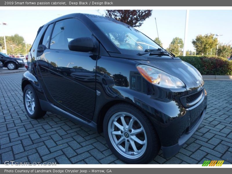 Deep Black / Design Black 2009 Smart fortwo passion cabriolet