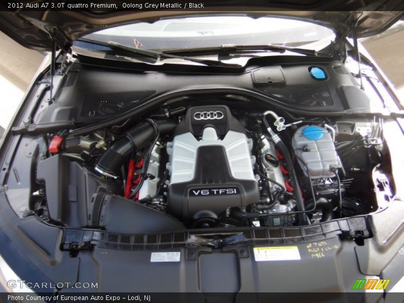 Oolong Grey Metallic / Black 2012 Audi A7 3.0T quattro Premium