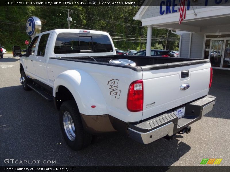 Oxford White / Adobe 2016 Ford F350 Super Duty Lariat Crew Cab 4x4 DRW
