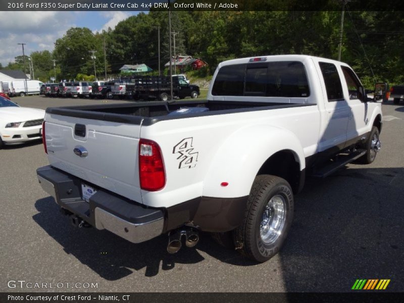 Oxford White / Adobe 2016 Ford F350 Super Duty Lariat Crew Cab 4x4 DRW