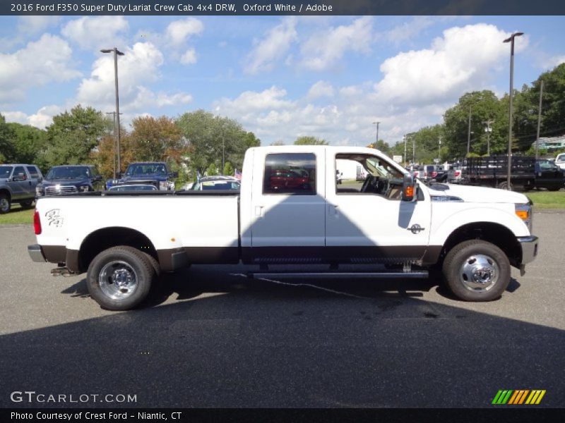 Oxford White / Adobe 2016 Ford F350 Super Duty Lariat Crew Cab 4x4 DRW