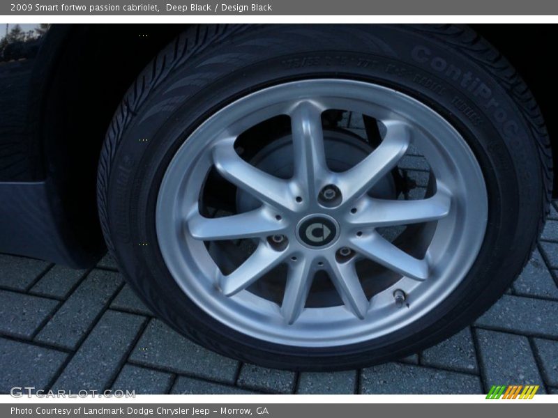 Deep Black / Design Black 2009 Smart fortwo passion cabriolet