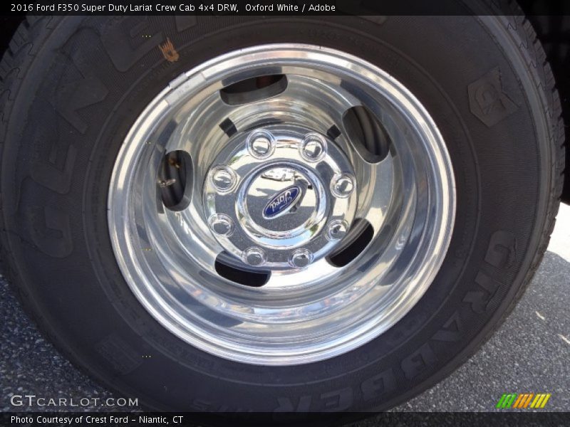 Oxford White / Adobe 2016 Ford F350 Super Duty Lariat Crew Cab 4x4 DRW