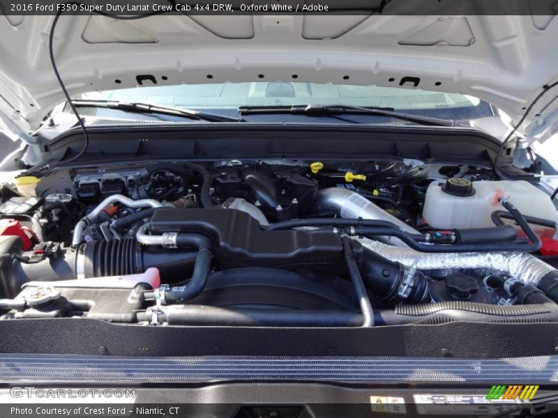 Oxford White / Adobe 2016 Ford F350 Super Duty Lariat Crew Cab 4x4 DRW
