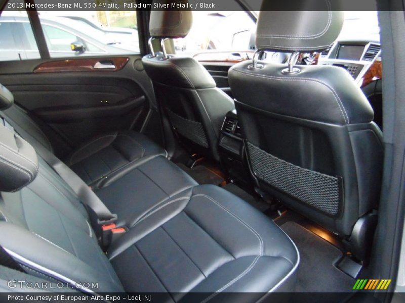 Palladium Silver Metallic / Black 2013 Mercedes-Benz ML 550 4Matic