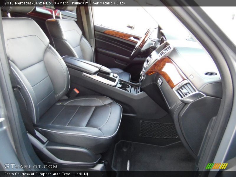 Palladium Silver Metallic / Black 2013 Mercedes-Benz ML 550 4Matic