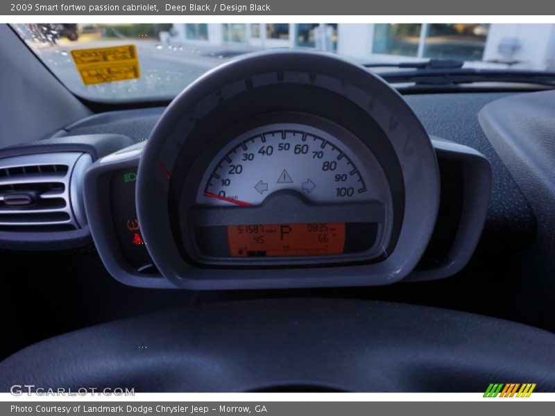 Deep Black / Design Black 2009 Smart fortwo passion cabriolet