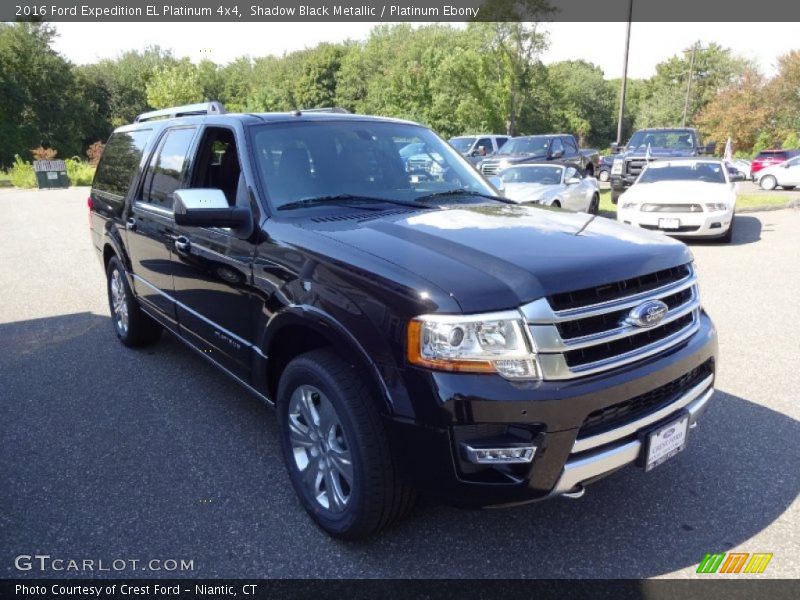 Shadow Black Metallic / Platinum Ebony 2016 Ford Expedition EL Platinum 4x4