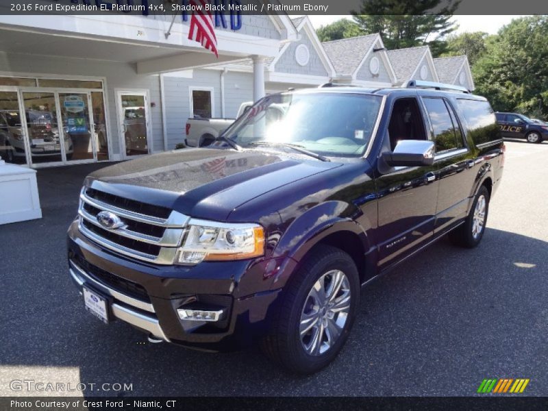 Shadow Black Metallic / Platinum Ebony 2016 Ford Expedition EL Platinum 4x4
