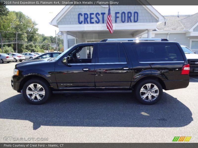 Shadow Black Metallic / Platinum Ebony 2016 Ford Expedition EL Platinum 4x4