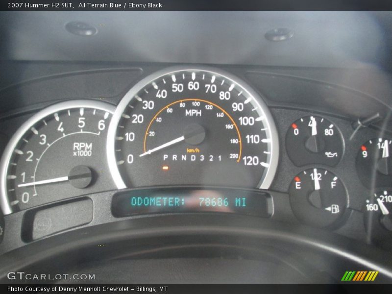 All Terrain Blue / Ebony Black 2007 Hummer H2 SUT