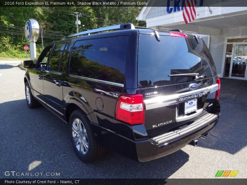 Shadow Black Metallic / Platinum Ebony 2016 Ford Expedition EL Platinum 4x4