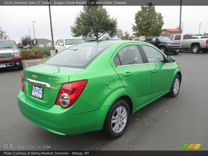 Dragon Green Metallic / Jet Black/Dark Titanium 2016 Chevrolet Sonic LT Sedan