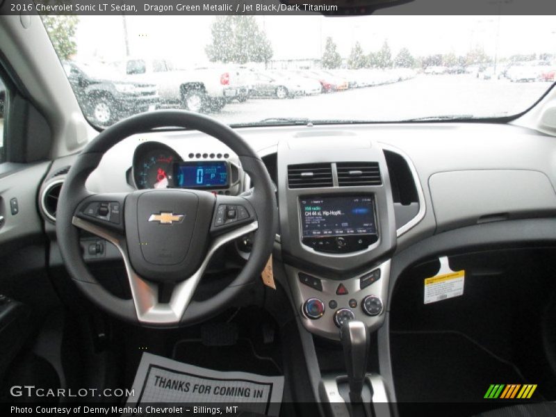 Dragon Green Metallic / Jet Black/Dark Titanium 2016 Chevrolet Sonic LT Sedan