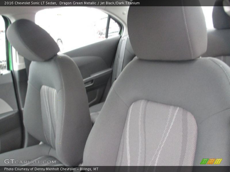 Dragon Green Metallic / Jet Black/Dark Titanium 2016 Chevrolet Sonic LT Sedan
