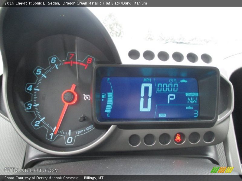 Dragon Green Metallic / Jet Black/Dark Titanium 2016 Chevrolet Sonic LT Sedan