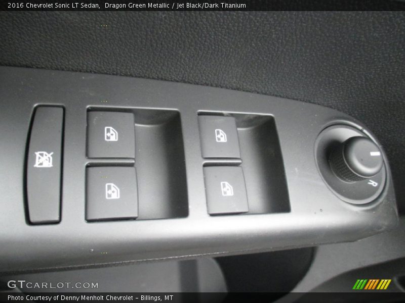 Dragon Green Metallic / Jet Black/Dark Titanium 2016 Chevrolet Sonic LT Sedan
