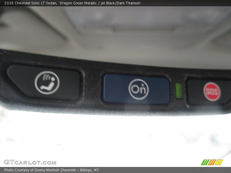 Dragon Green Metallic / Jet Black/Dark Titanium 2016 Chevrolet Sonic LT Sedan
