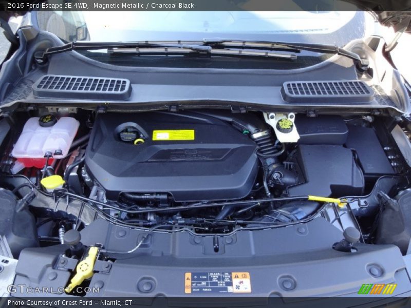 Magnetic Metallic / Charcoal Black 2016 Ford Escape SE 4WD